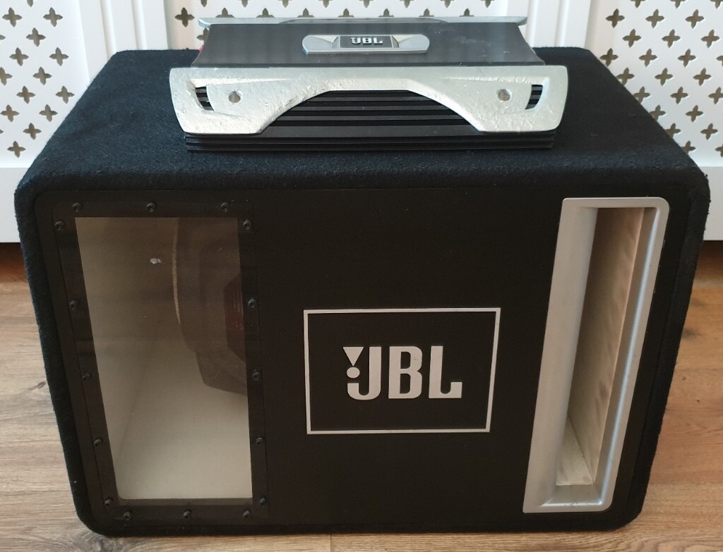 CAR ACTIVE SUBWOOFER JBL GTO1204BP 12 INCH SPEAKER IN BAND PASS BOX