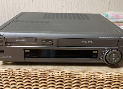 Sony WV-H5 Hi8 8mm VHS VCR Video Deck Player Maintained from Japan