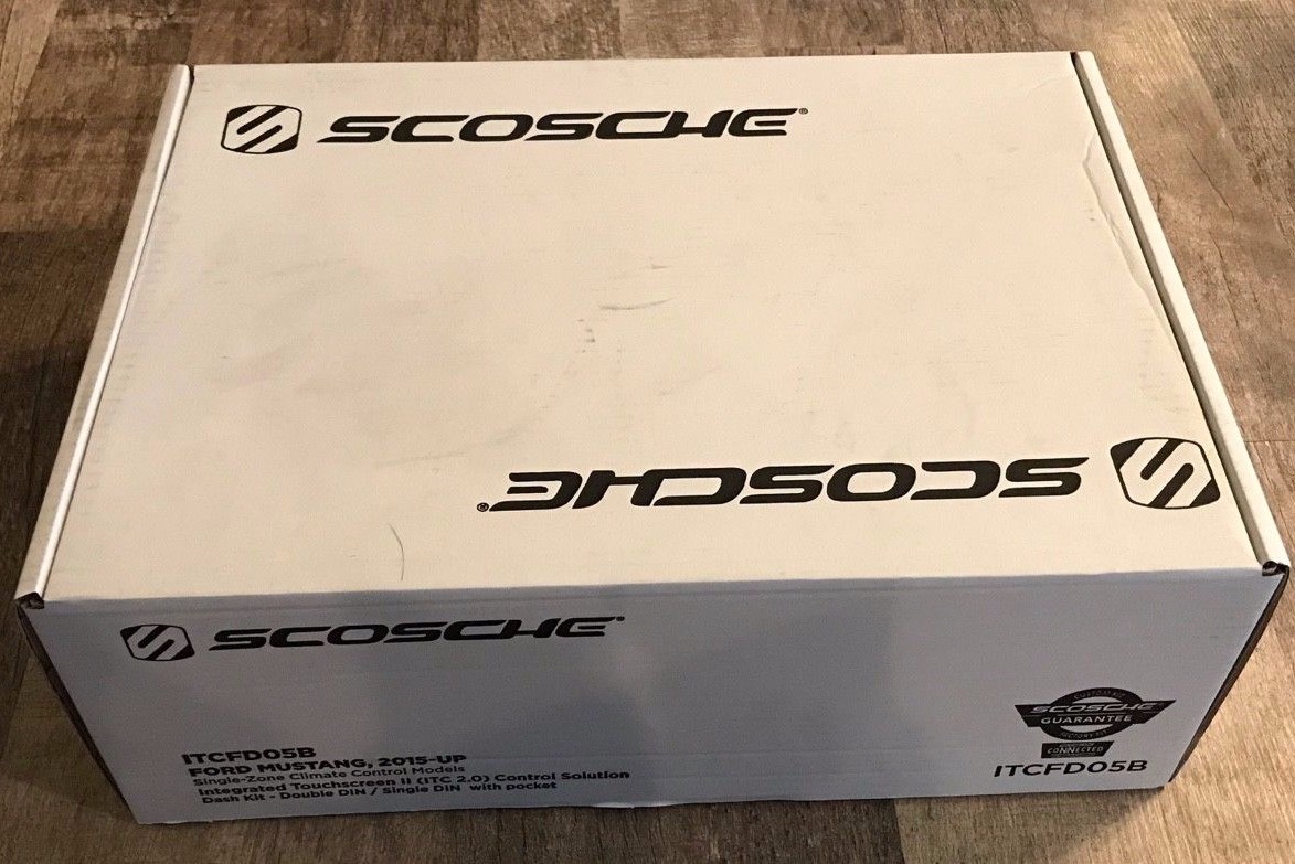 SCOSCHE ITCFD05B 2015 - UP FORD MUSTANG DASH KIT WITH DIGITAL TOUCH SCREEN 2.0