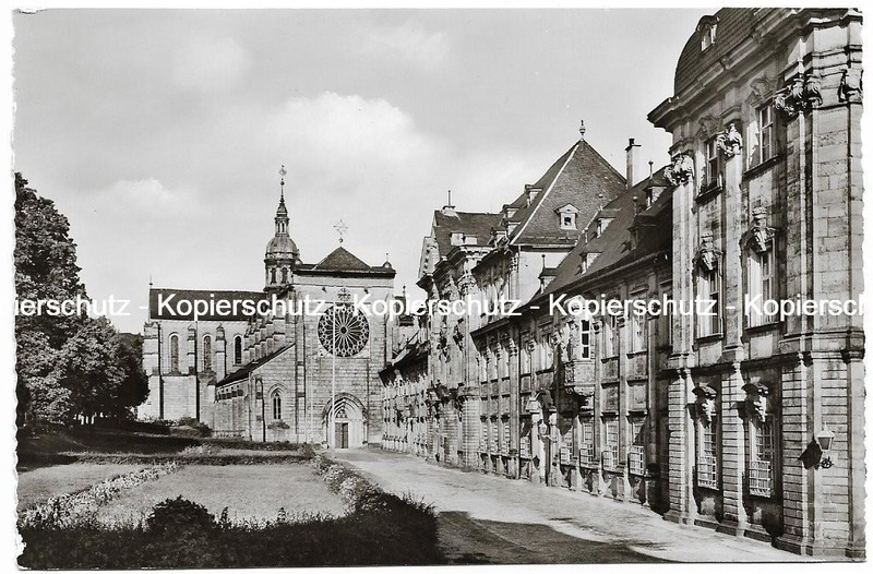 Postkarte - Ak Ebrach, Abtei Und Basilika, Bayern, Ungelaufen