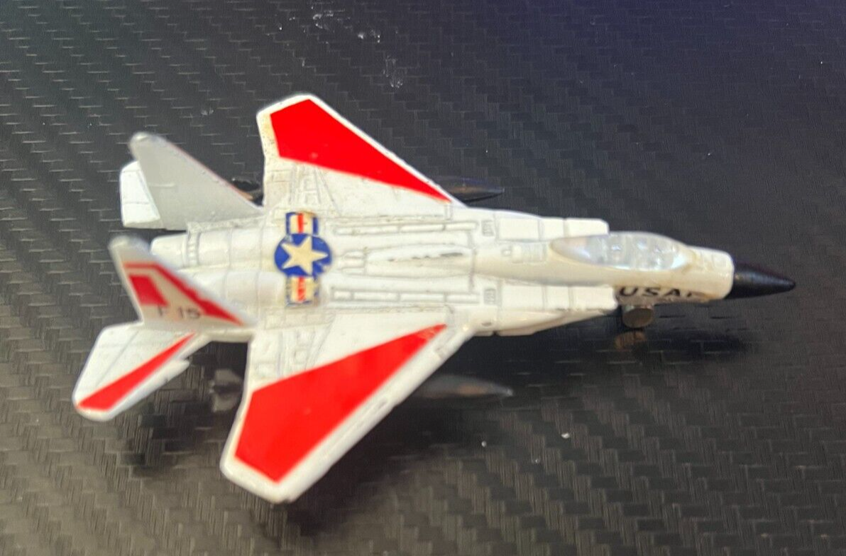 Vintage Rare Zylmex F-15 Eagle Die Cast Metal Plane A145