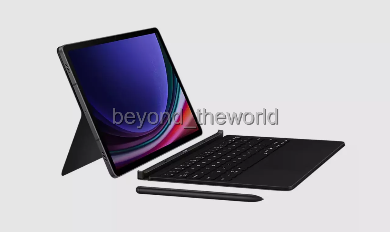 【純正】Galaxy Tab S9 Book Cover Keyboard Business | Galaxy Tab S9/S9 FE Book Cover Keyboard | EF