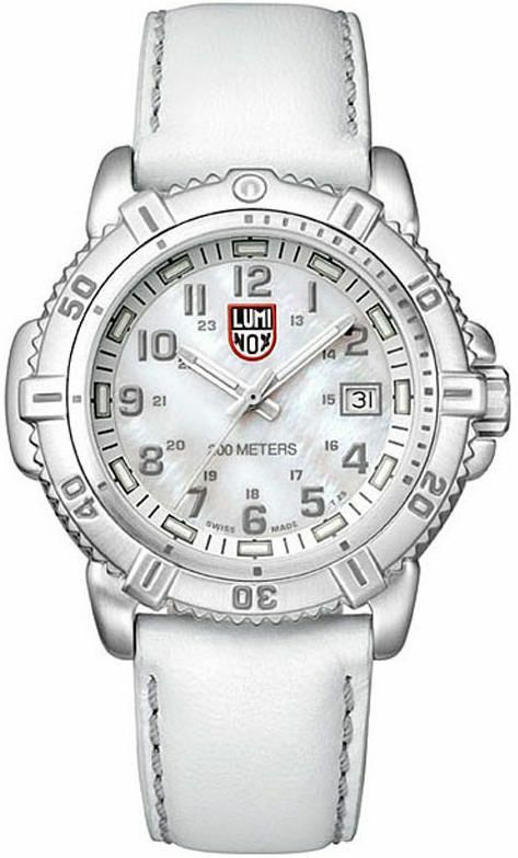 Pre-owned Luminox Modern Mariner 7257 Stainless Steel Colormark 7250 Series Watch