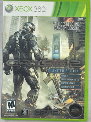 Crysis 2 Microsoft Xbox 360 (B118-15) CIB