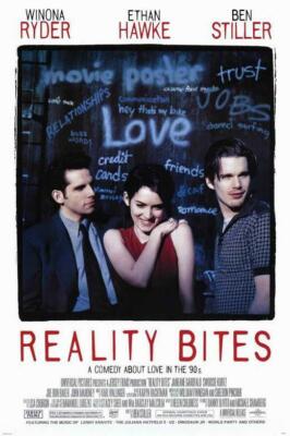 REALITY BITES Movie POSTER 27 x 40 Winona Ryder, Ethan Hawke, A