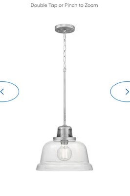 Progress Lighting Embellish Collection Pendant with Clear Glass #1341865