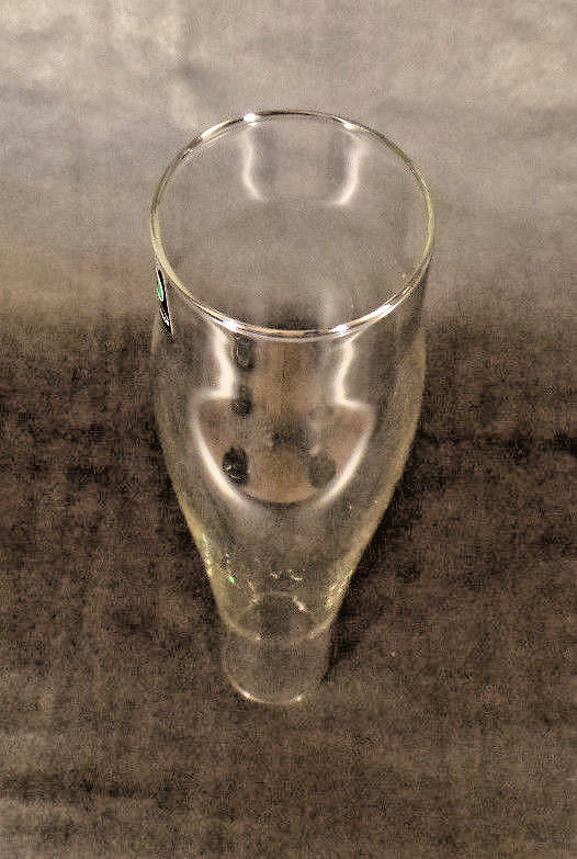  New 2 5/8" X 12 1/2" Clear Glass Heelless Lamp Chimney, Fits Aladdin #CH948