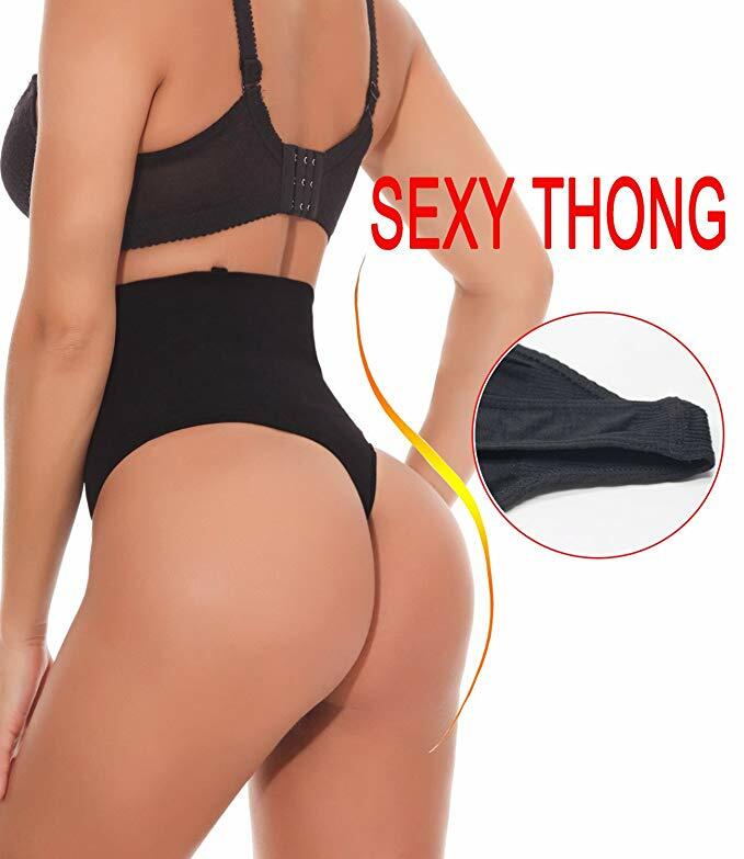 Body Shaper Sexy Thong G String High Waist Tummy Control Invisible