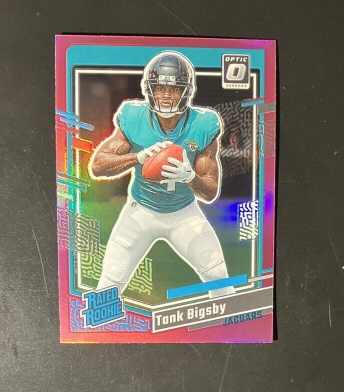 2023 Donruss Rated Rookie Optic Preview Pink Prizm #348 Tank