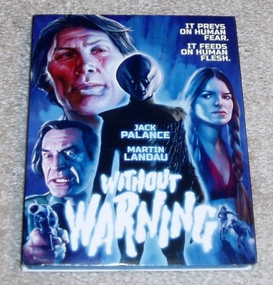 Without Warning Blu-ray Cult Horror Thriller Jack Palance includes Slipcover
