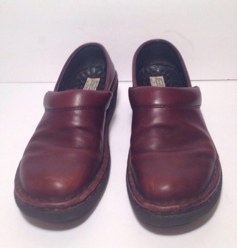 Leather Air Massage Clogs Josef Seibel Women's Slip On EU 40  Chart Says =US 9 M