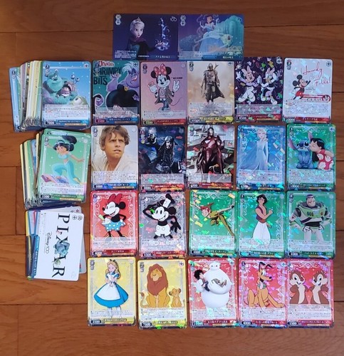 Weiss Schwarz Disney 100 bundle lot 83 C U CC R RR SR HND | eBay