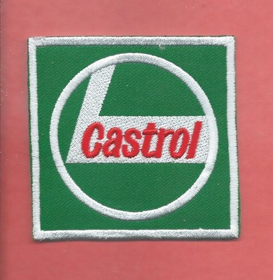 new 2 7/8 castrol motor oil iron on patch free shipping