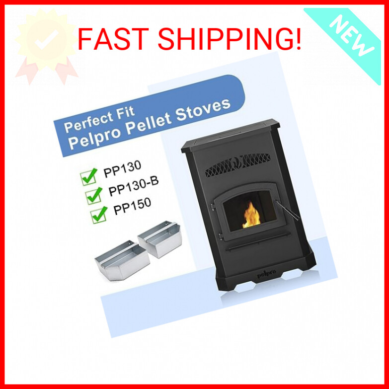 Criditpid Ash Pan for Pelpro PP130, PP130-B, PP150 Pellet Stove, Ash Box for Pel