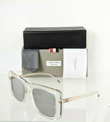Pre-owned Dita Brand Authentic Thom Browne Sunglasses Tbs 419-a-03 Clr-gld Tbs419 Frame In Gray