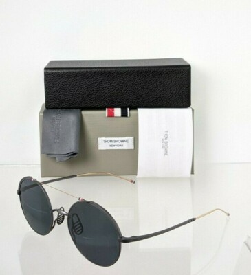 Pre-owned Dita Brand Authentic Thom Browne Sunglasses Tbs 910-49-04 Blk Gld Tb910 Frame In Brown Light (beige)