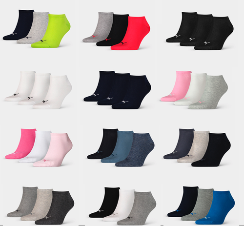 PUMA Sneaker Socken NEU im 3er, 6er, 9er, 12er, 15er und 18er Pack
