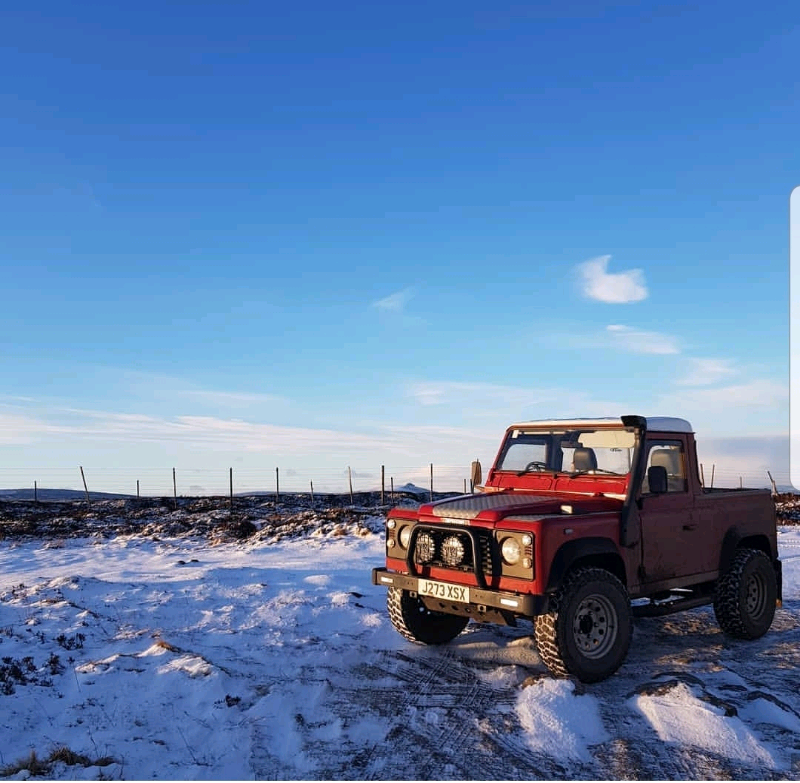 Land Rover Defender 90 Galvanised chassis in Laurencekirk