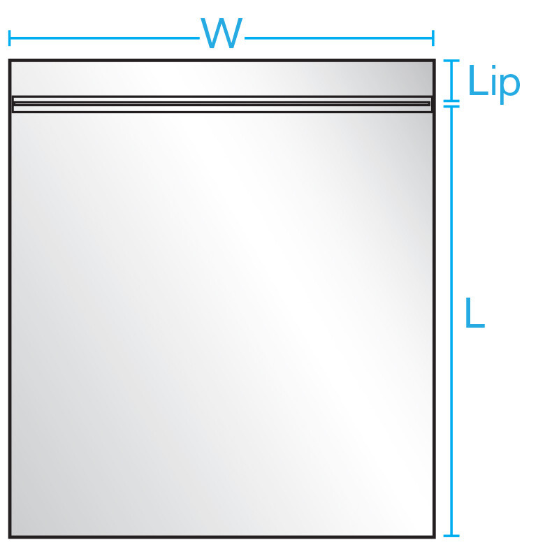 Clear Reclosable Zip Seal 4Mil Bags Heavy Duty Plastic 4 Mil Top Lock Baggies