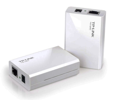 TP-LINK TL-POE200 Power Over Ethernet Kit, 1 Injector, 1 Splitter, 5 VDC Output