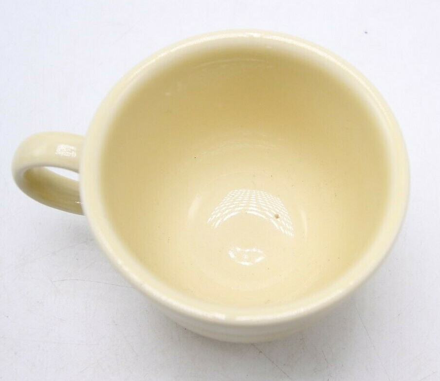 Lot of 2 Homer Laughlin Fiestaware  Beige Tea Coffee Cup USA
