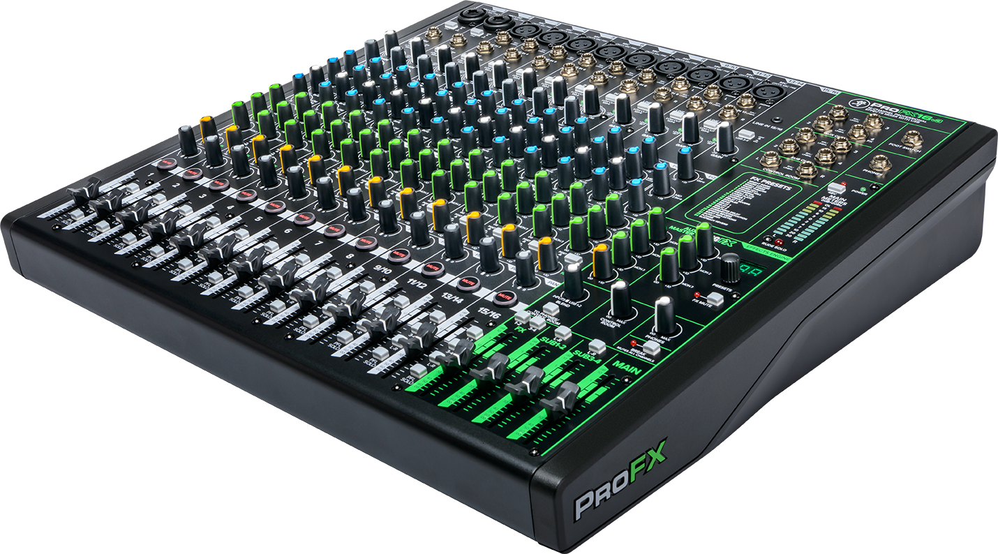 Mackie ProFX16v3 16Channel Professional Effects Mixer w/ USB & FREE