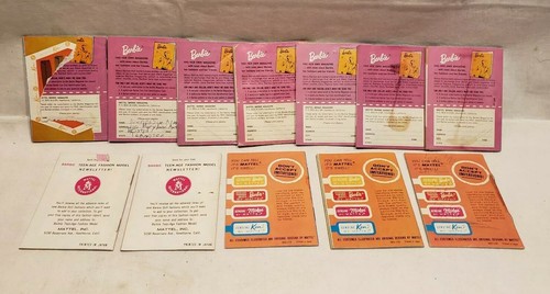 Lot of 31, Assorted, VINTAGE Barbie Fashion Books by Mattel