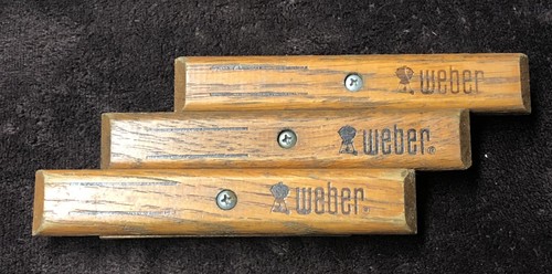 Genuine Vintage Weber Grill Wood Handles