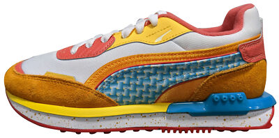 

Big Kids Puma City Rider Beach Trip Jr Wht/Zinnia/Carib Sea (388218 02), White/zinnia/caribbeans sea
