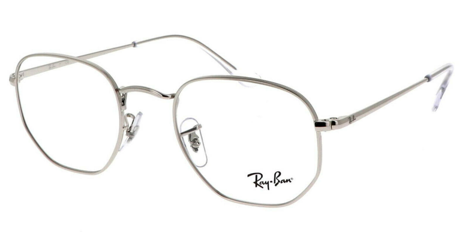 ペン　650SS Ray-Ban RB6448 - Geometric Silver Frame Eyeglasses