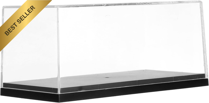 Clear Acrylic Vehicle Display Case Toy Storage Collector Showcase 14x7.2x6 cm