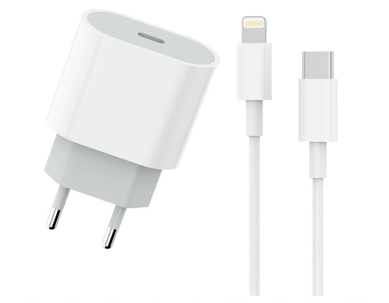 Caricatore Rapido 20w Con Cavo Usb-C Per Apple Iphone X 11 12 13 14 15 Pro Max