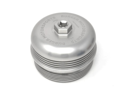 BMS Magnetic Billet BMW Oil Filter Cap for N54/N55/S55/N52/N20/N26 Engine-SILVER