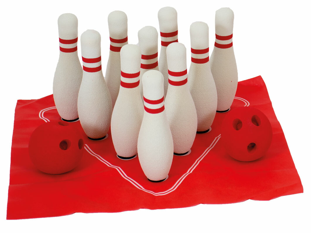 Soft Bowling Kegelspiel für Kinder Schaumstoff-Bowling-Set
