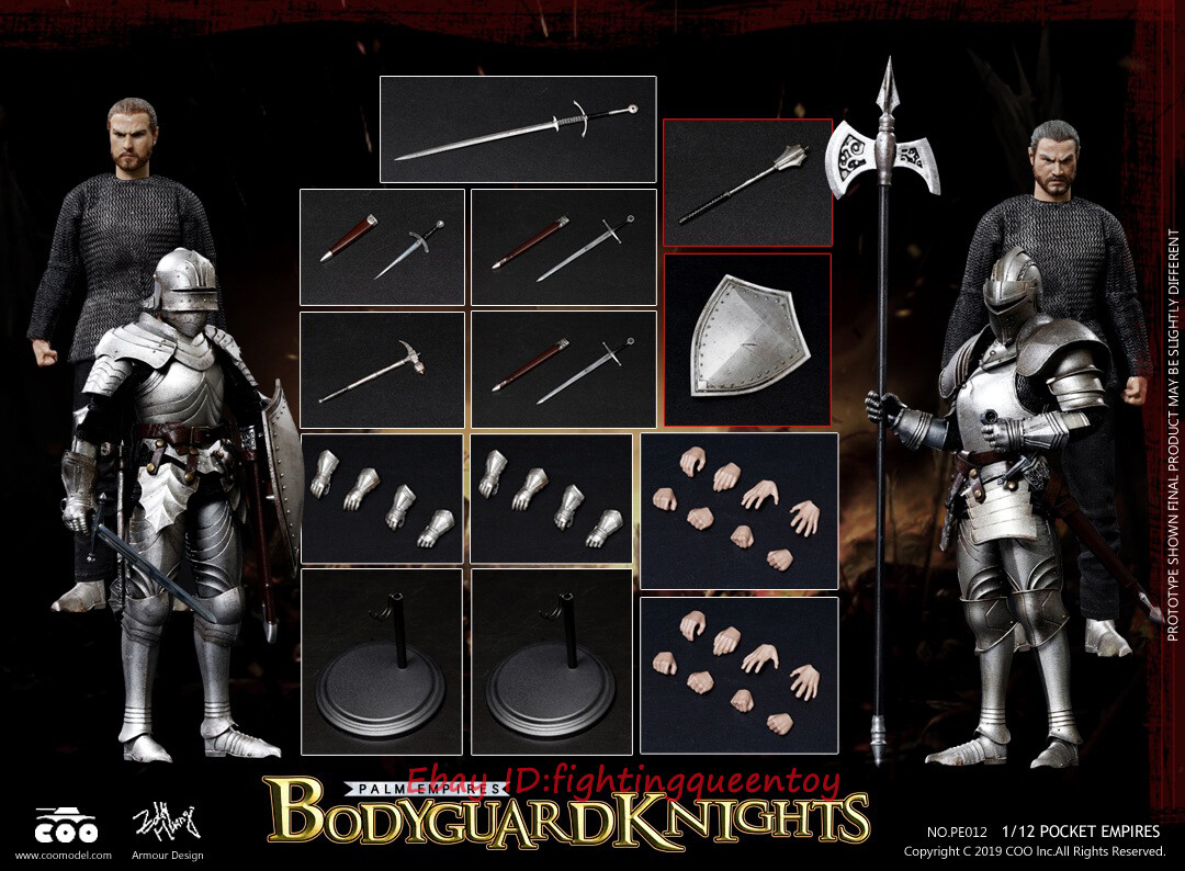 その他 PALM EMPIRES BODYGUARD KNIGHTS PE012 COOMODEL PE012 Palm Empires Bodyguard Knights 1/12 Double