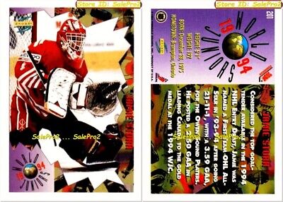 SCORE 1994 JAMIE STORR NHL RC LOS ANGELES KINGS GOALIE STAR MINT ROOKIE #201