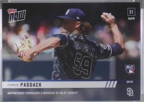 2019 Topps Now - Chris Paddack #30