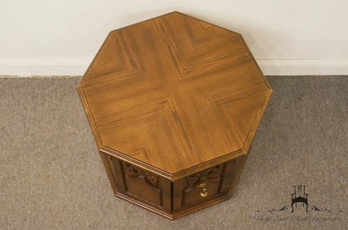 AMERICAN of MARTINSVILLE Octagonal Storage End Table 2607-631