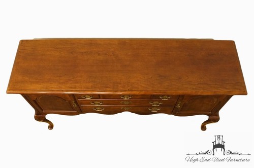 HENREDON FURNITURE Salem Collection Solid Cherry Queen Anne Sideboard Buffet ...