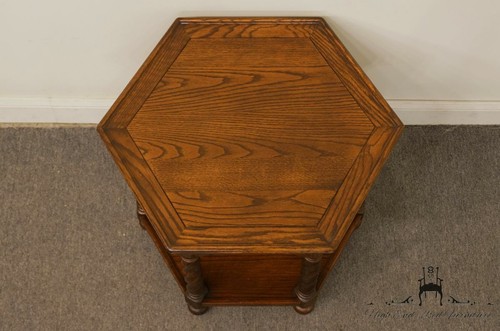 ETHAN ALLEN Royal Charter Hexagonal End / Lamp Table 16-8046 w. 240 Finish