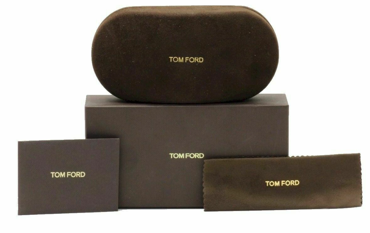 Pre-owned Tom Ford Shiny Black/gray Gradient Ft 0753 01b Raoul Unisex Sunglasses