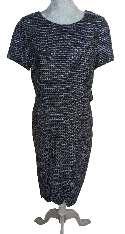 Marine tweed dress/shéller(シェリエ)