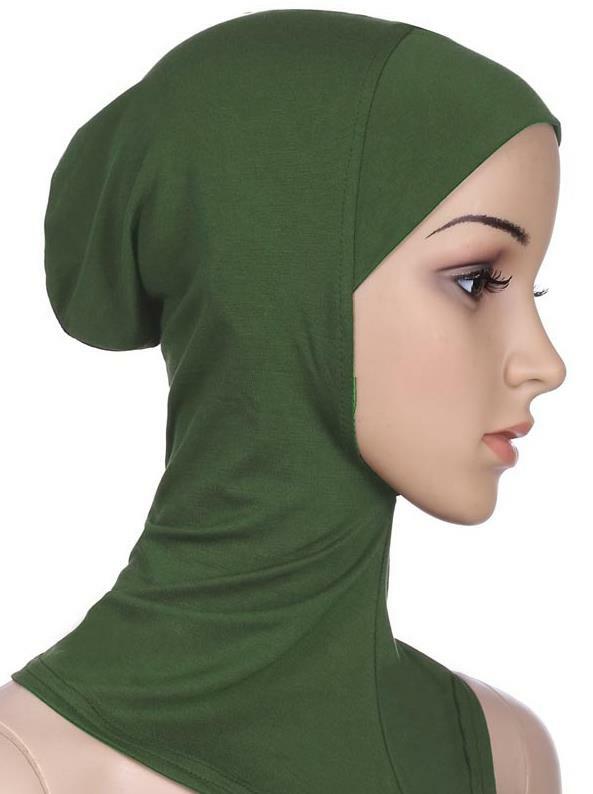 Muslim Neck Cover Head scarf Inner Hijab Caps Islamic Underscarf Ninja Scarf hat