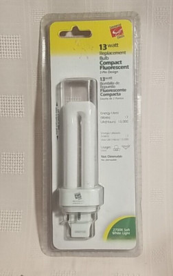 Commercial Electric 13 Watt Replacement Bulb Compact Fluorescent 2Pin Design