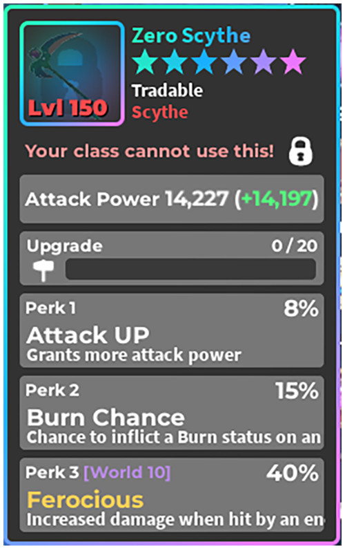 Roblox World Zero WZ - ZERO WEAPONS - PERFECT PERKS