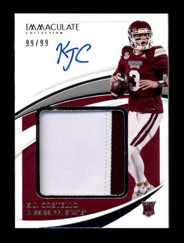 2021 Panini Immaculate Collection Collegiate K.J. Costello #PPA-KC