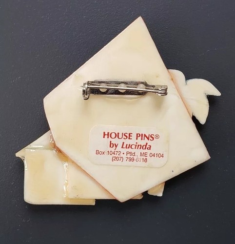 LUCINDA HOUSE PIN ORIGINAL COLORFUL PALM TREE