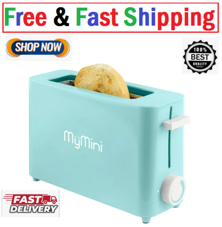 MyMini Single Slice Toaster, Aqua