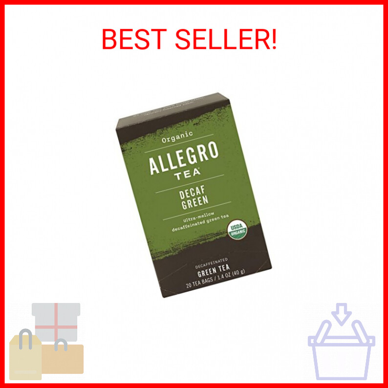 Organic Decaf Green Tea Bags, 20 Count