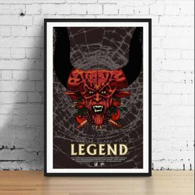 Ridley Scott Legend Tim Curry Lord of Darkness Art Print Horror Movie Poster